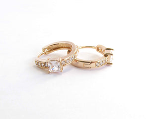 ARGOLLAS SHINE ENCHAPADAS EN ORO 18K