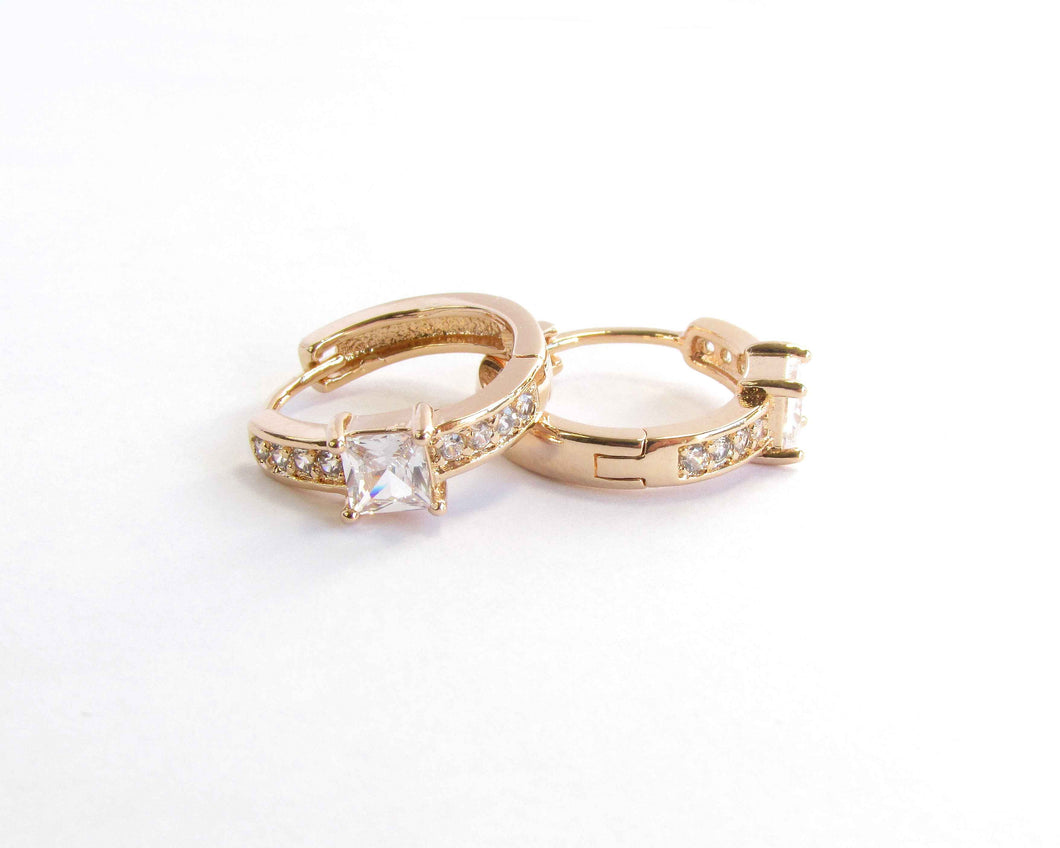 ARGOLLAS SHINE ENCHAPADAS EN ORO 18K