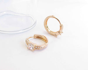 ARGOLLAS SHINE ENCHAPADAS EN ORO 18K