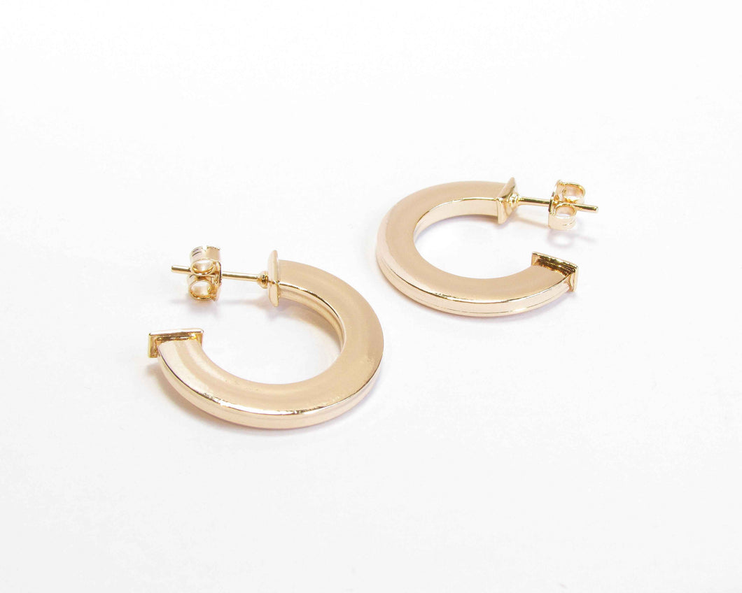 ARGOLLAS ELISA ENCHAPADAS EN ORO
