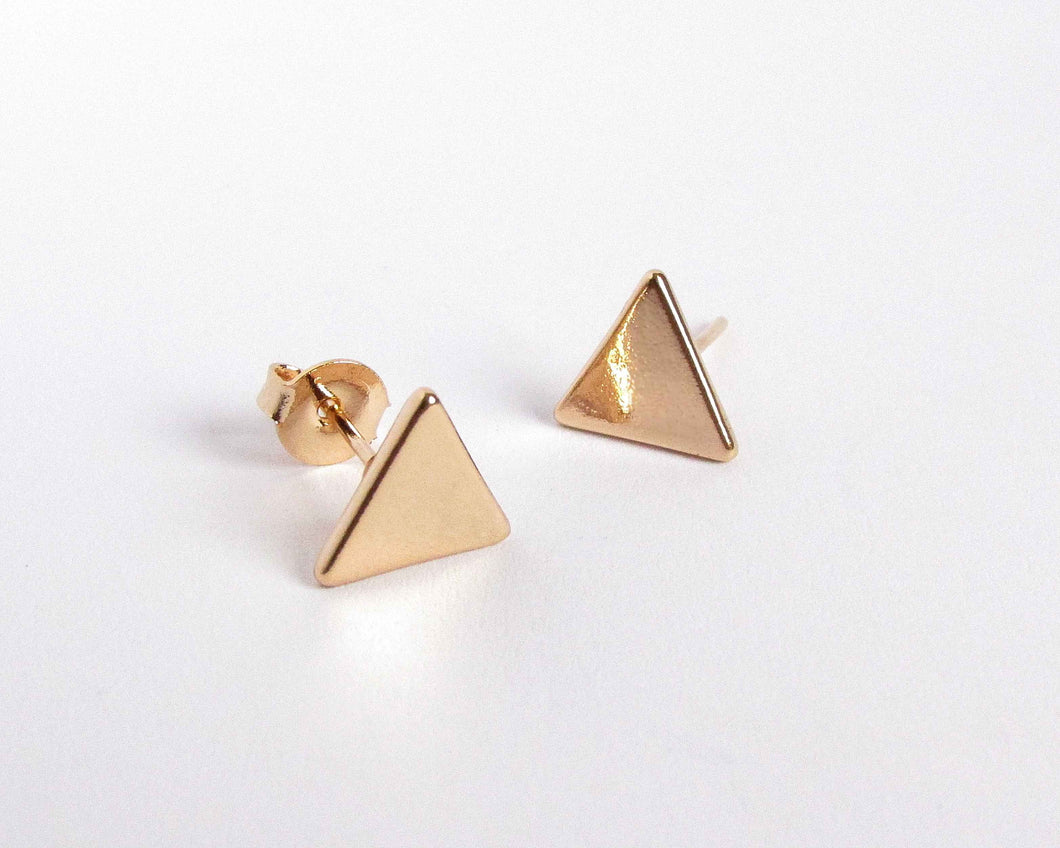TRIANGULOS ENCHAPADOS EN ORO