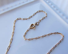 Cargar imagen en el visor de la galería, CADENA LIMADA CLASICA ENCHAPADA EN ORO
