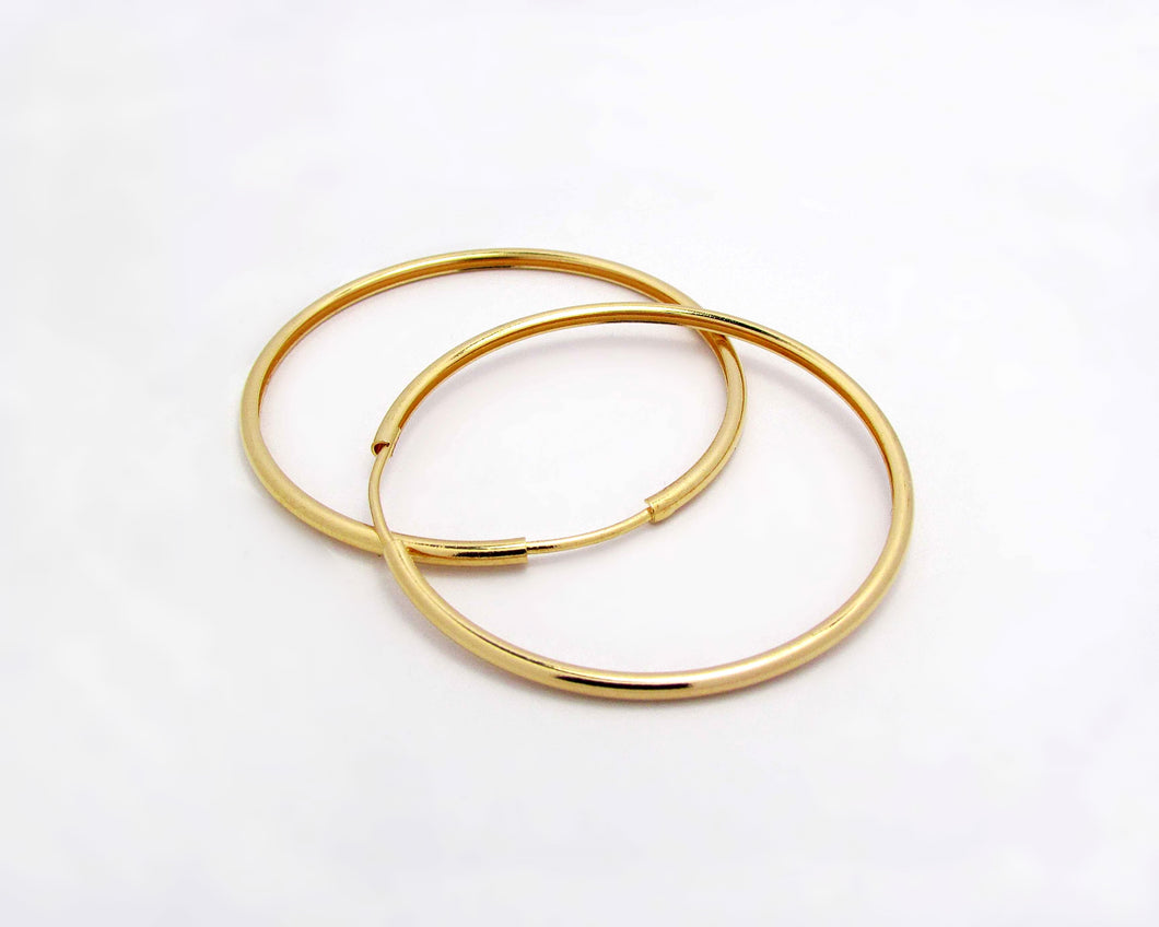 ARGOLLAS 52 MM ENCHAPADA EN ORO