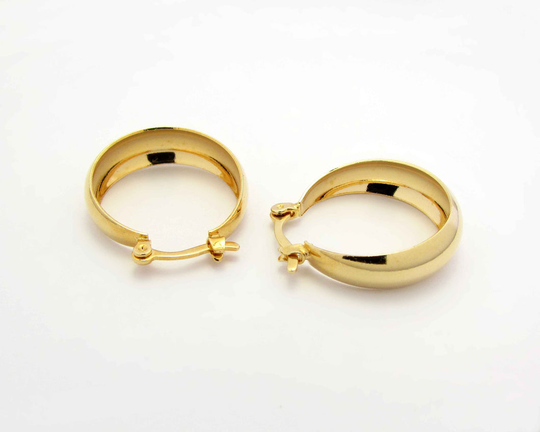 BOTE ITALIANO ENCHAPADO EN ORO - 22 mm