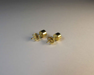 AROS CIRCON BISEL ENCHAPADOS EN ORO